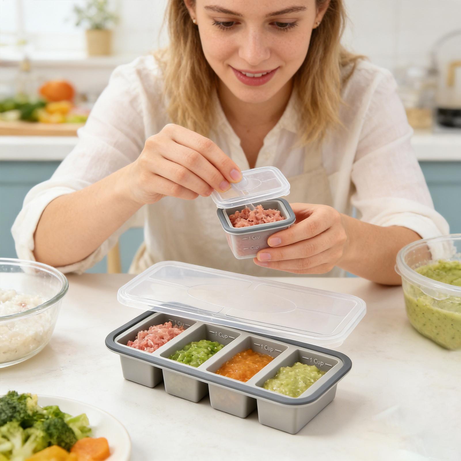 Silicone Freezer Molds Easy Re - Meal Prep Template review and price