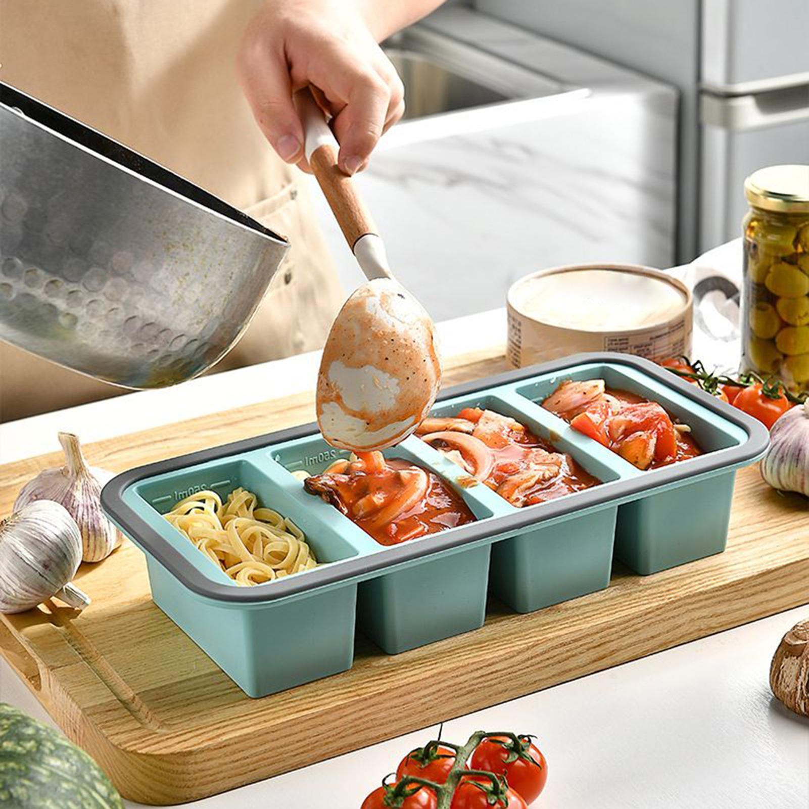 Silicone Freezer Molds Easy Re - Meal Prep Template review and price