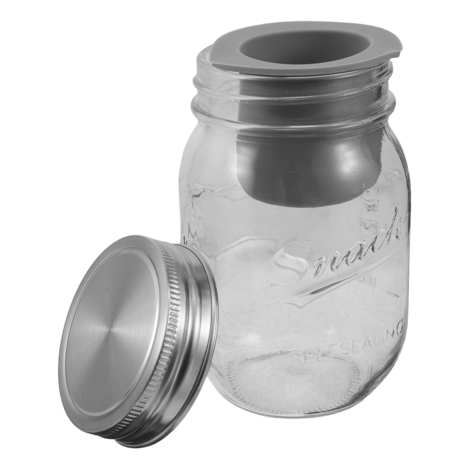 473Ml Glass Salad Jars with Li - Meal Prep Glass Containers With Lids review and price