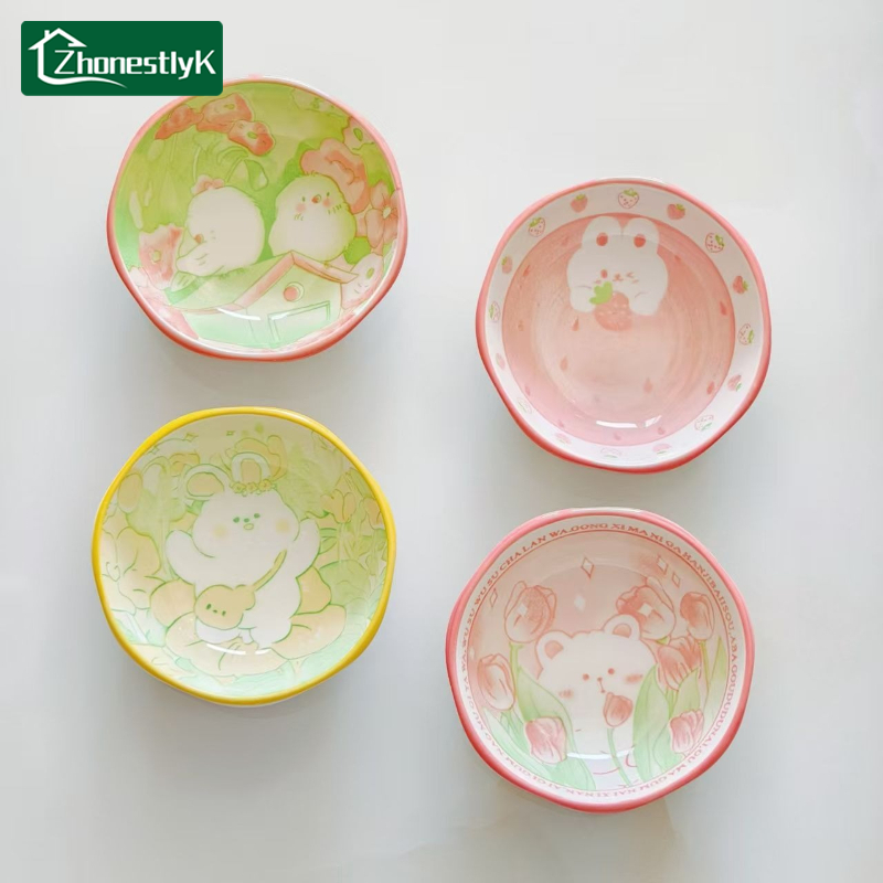 4Pcs Cute Rabbit and Bird Tast - Sauce Dipping Cup review and price