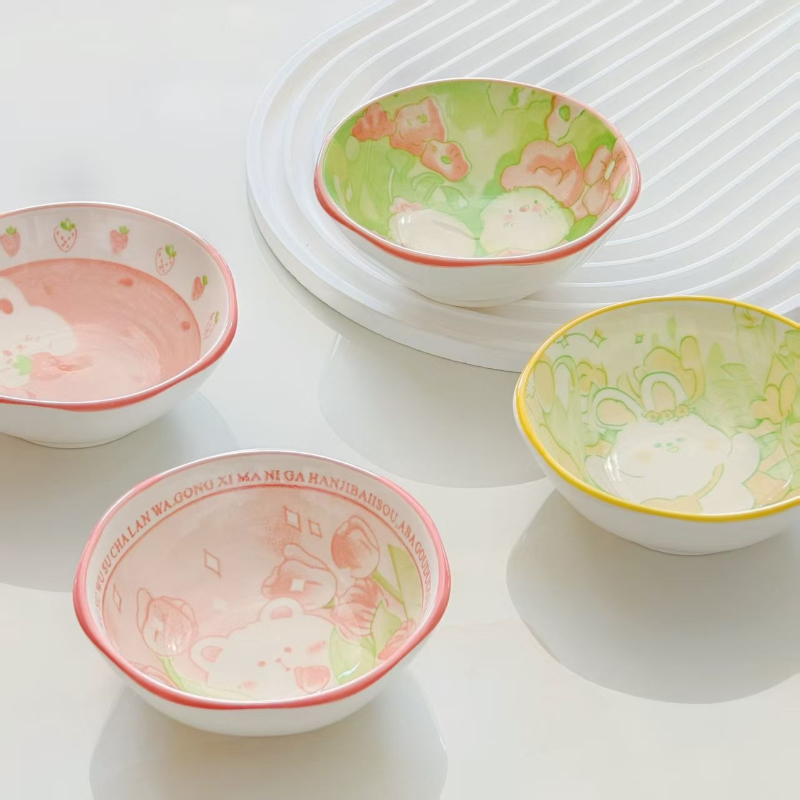 4Pcs Cute Rabbit and Bird Tast - Sauce Dipping Cup review and price