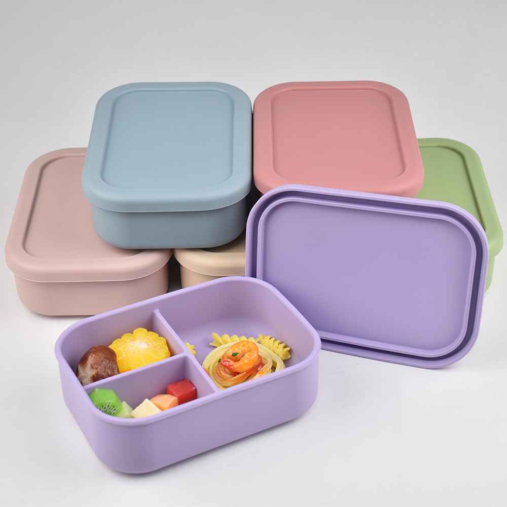 3-Compartment Food Grade Silic - Meal Prep Boxen Glas review and price