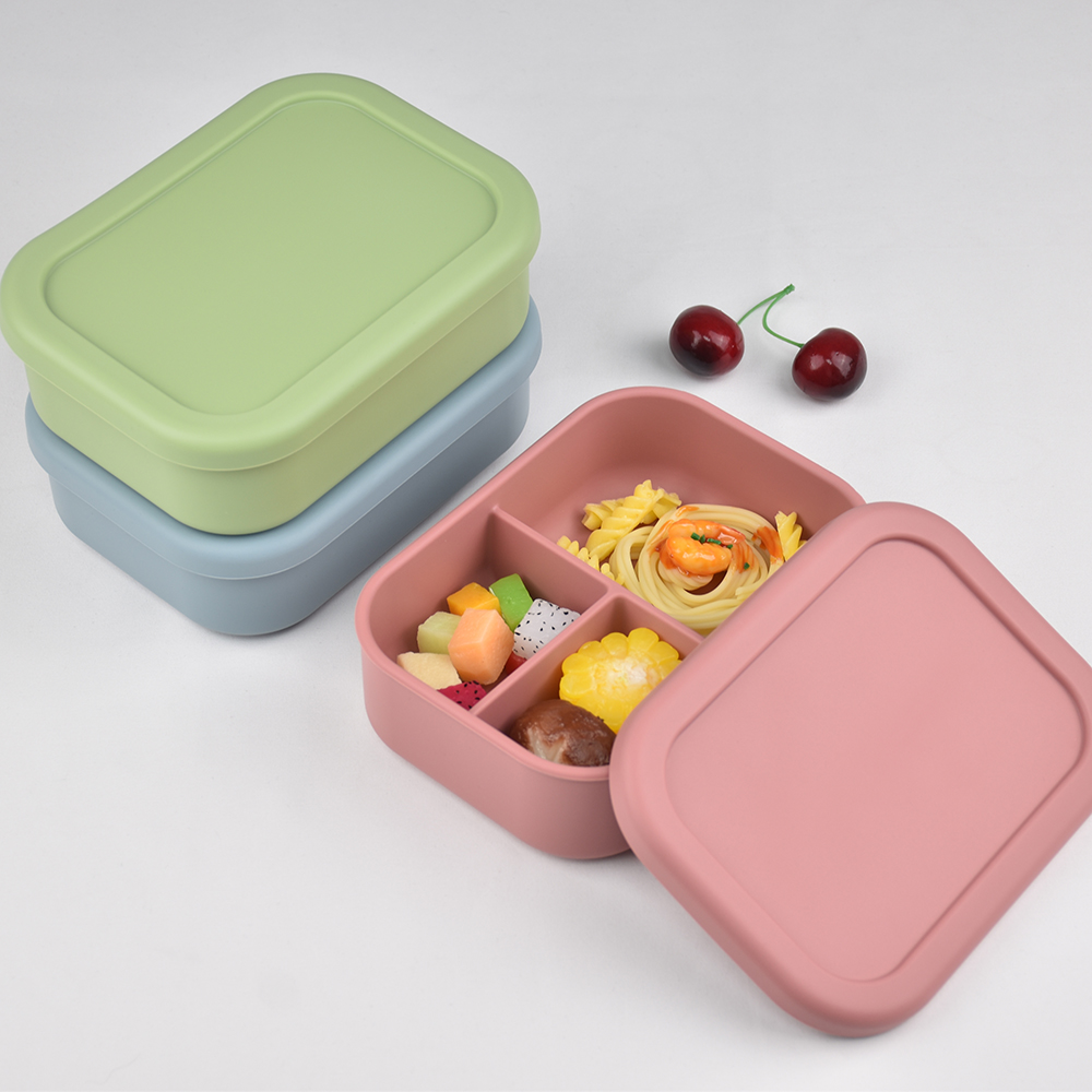 3-Compartment Food Grade Silic - Meal Prep Boxen Glas review and price