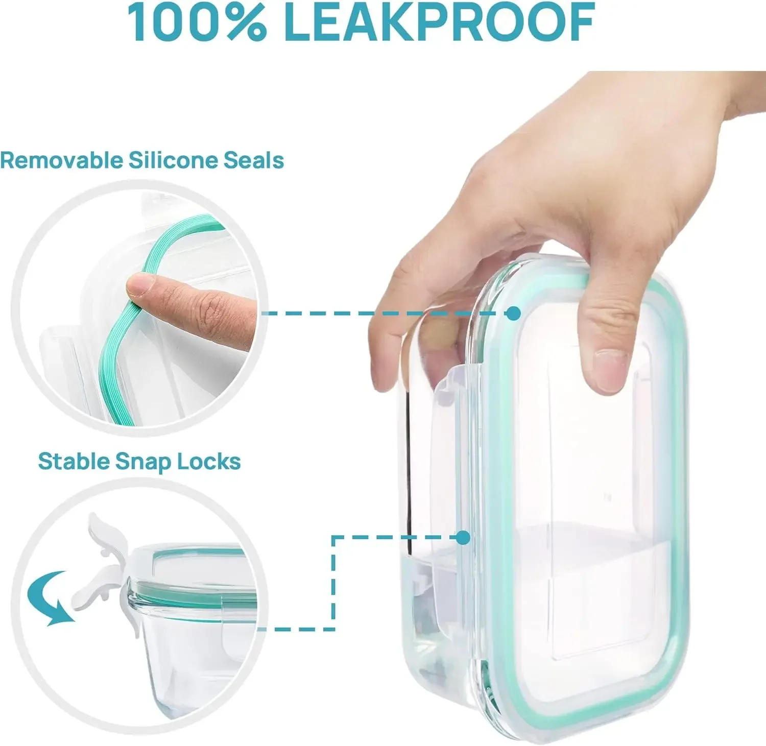 Borosilicate Glass Lunch Box A - Meal Prep Boxen Glas review and price