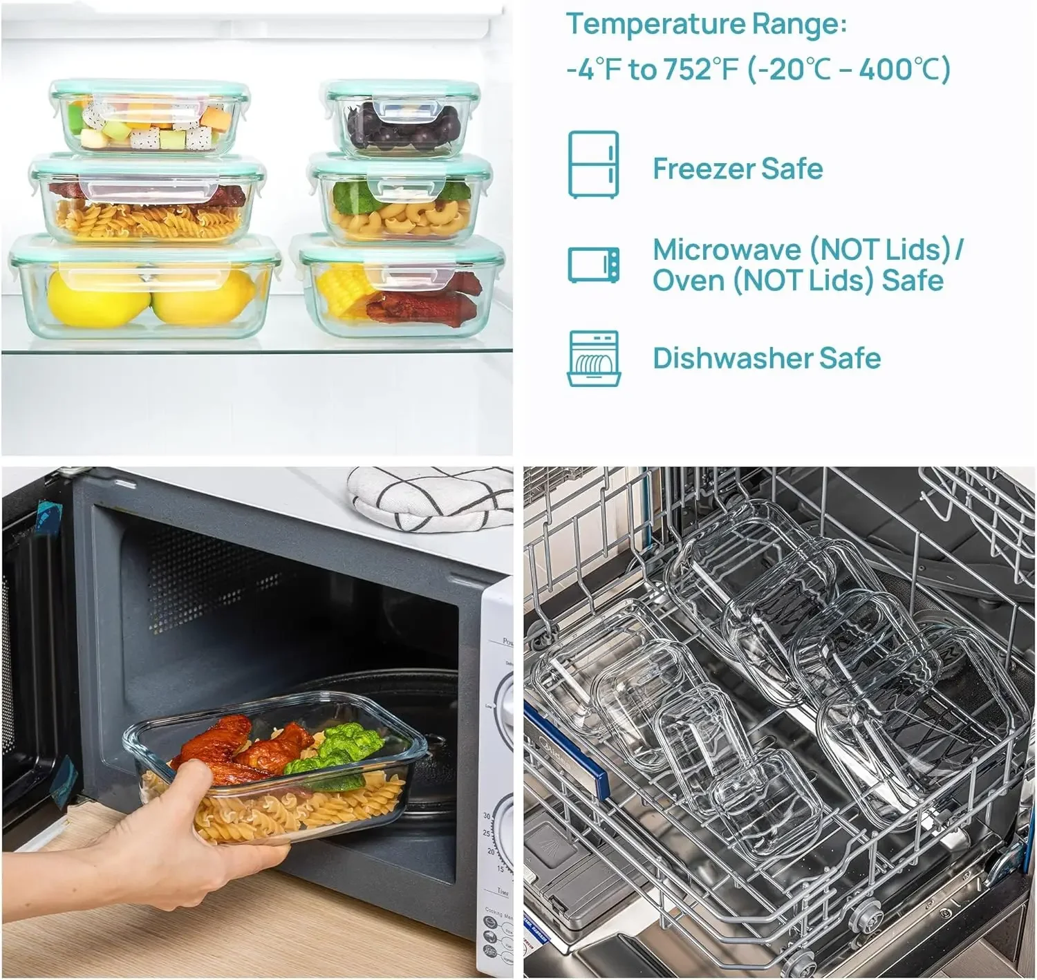 Borosilicate Glass Lunch Box A - Meal Prep Boxen Glas review and price