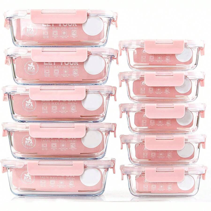 10 Pack Glass Meal Prep Contai - Meal Prep Boxen Glas review and price