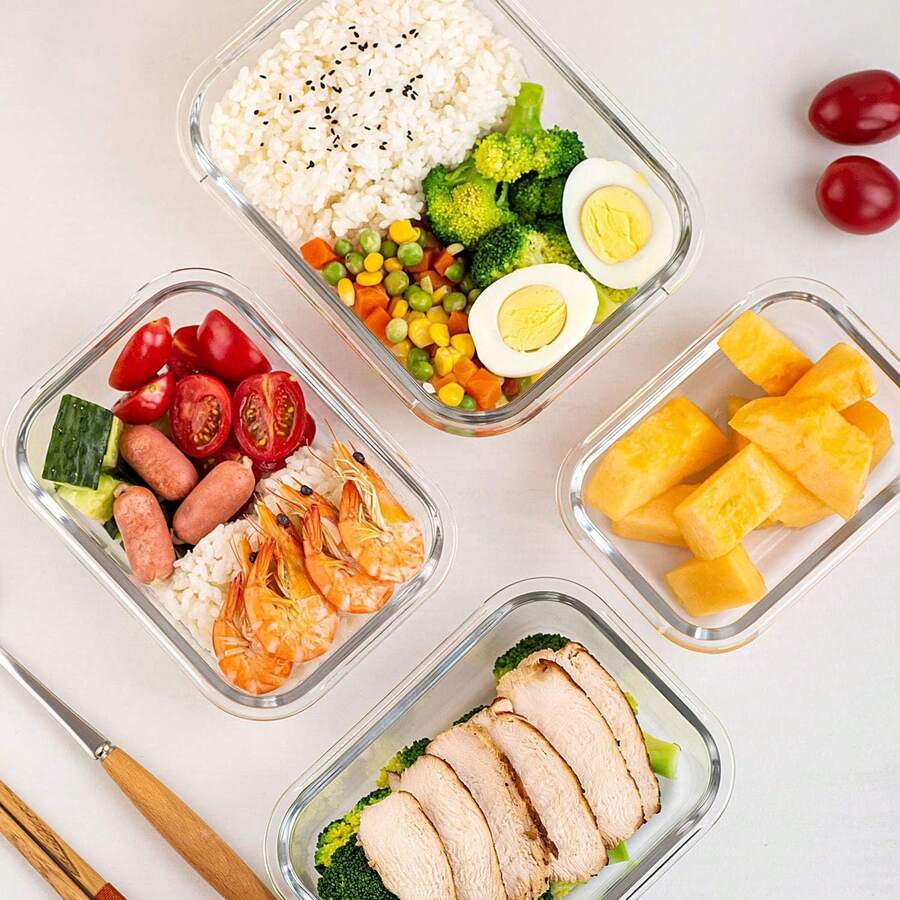 10 Pack Glass Meal Prep Contai - Meal Prep Boxen Glas review and price