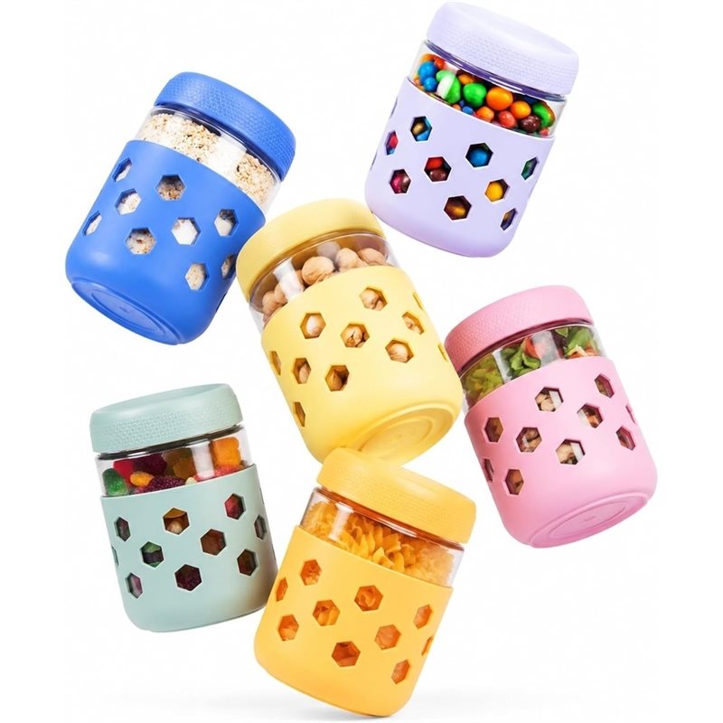 SOFT-Glass Jars With Airtight  - Meal Prep Glass Containers With Lids review and price