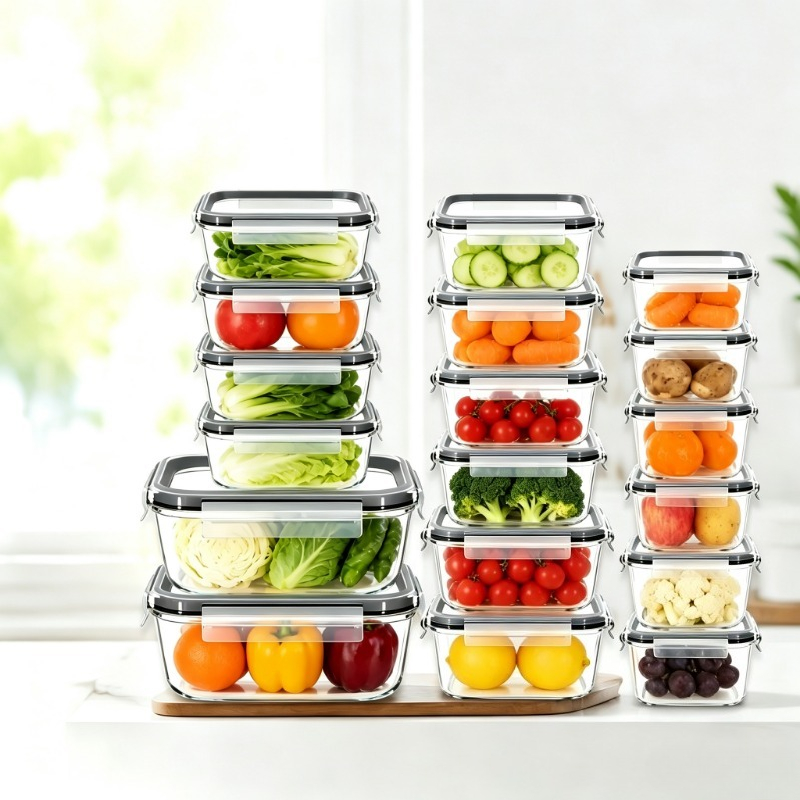 18‑Pack Glass Food Storage Con - Meal Prep Boxen Glas review and price