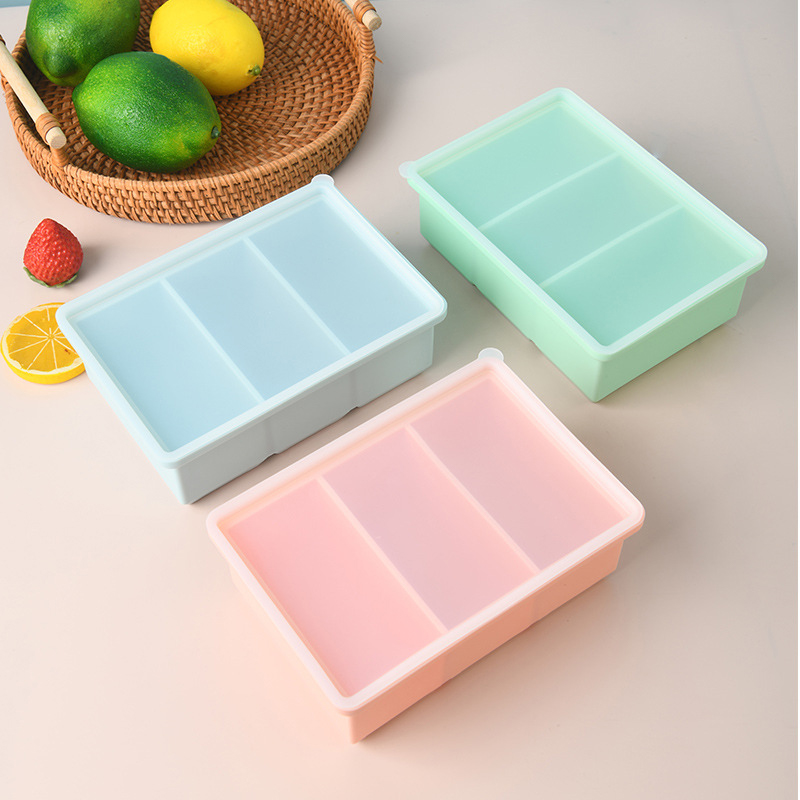 Extra Large 3-Compartment Sili - Meal Prep Template review and price