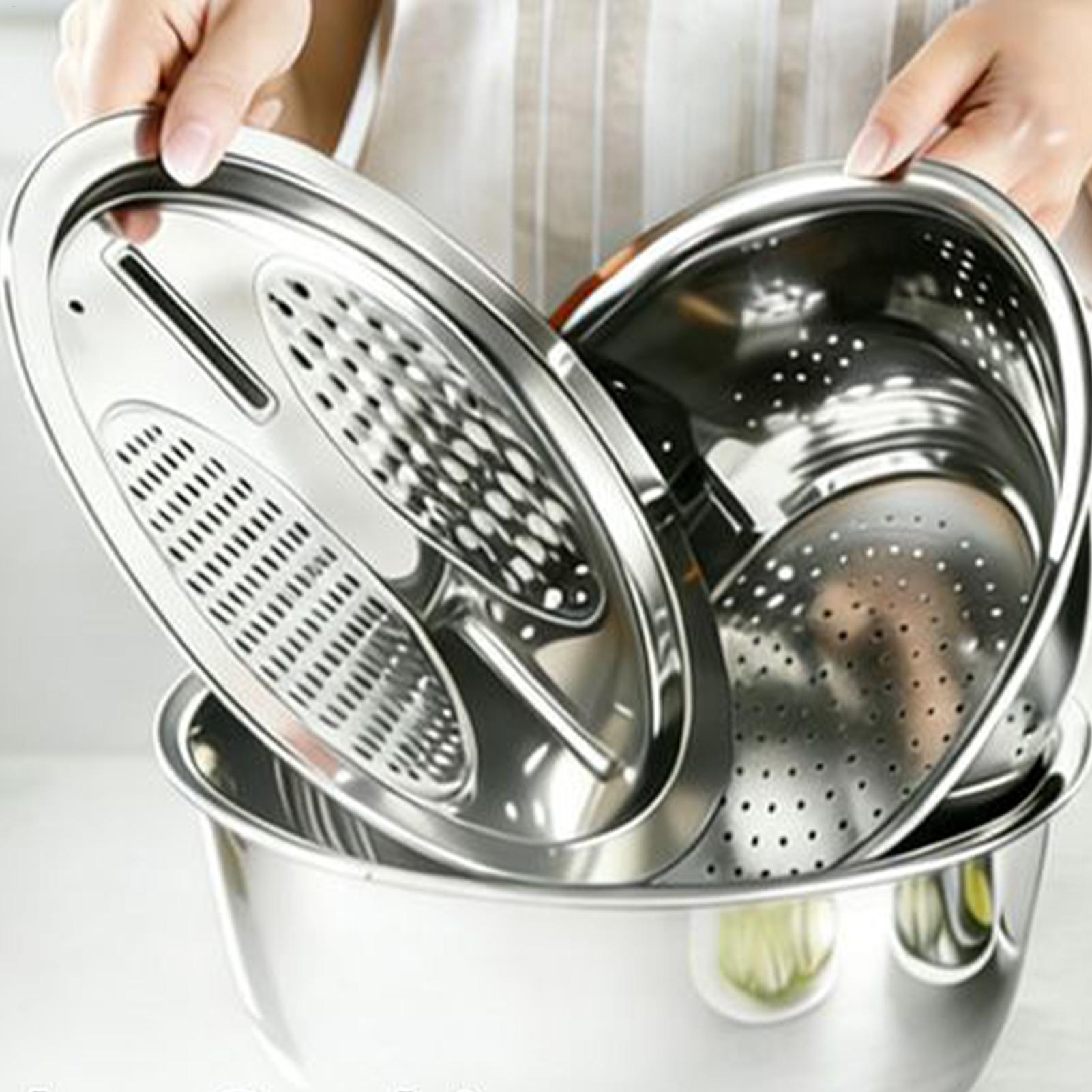 Stainless Steel Colander Strai - Meal Prep Rice review and price