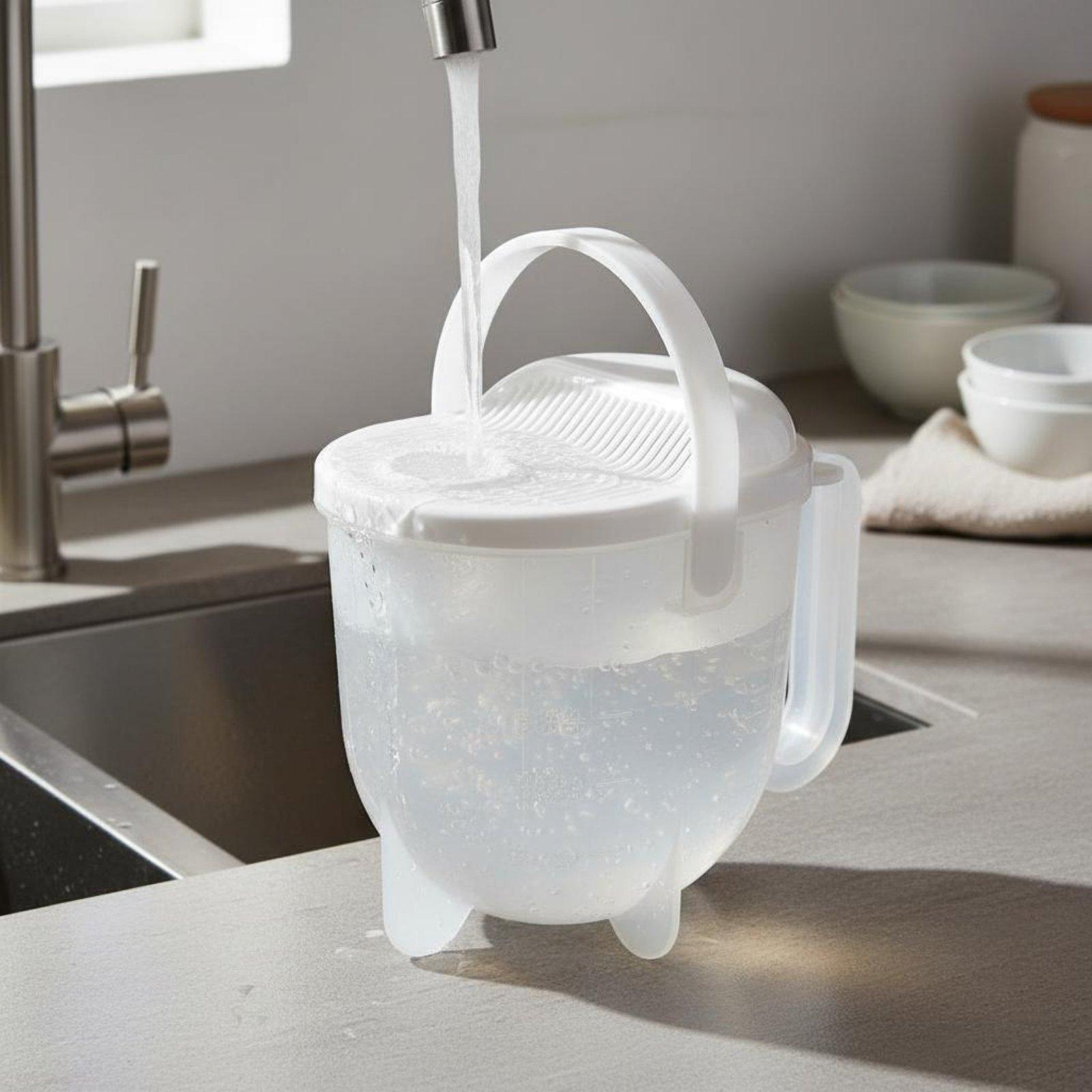 Hands Free Rice Rinsing Basket - Meal Prep Rice review and price