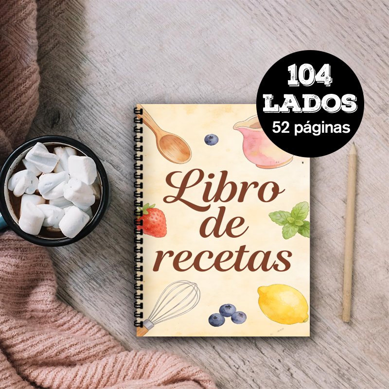 A5 Paper Spanish Recipe Book,  - Meal Prep Healthy Recipes review and price