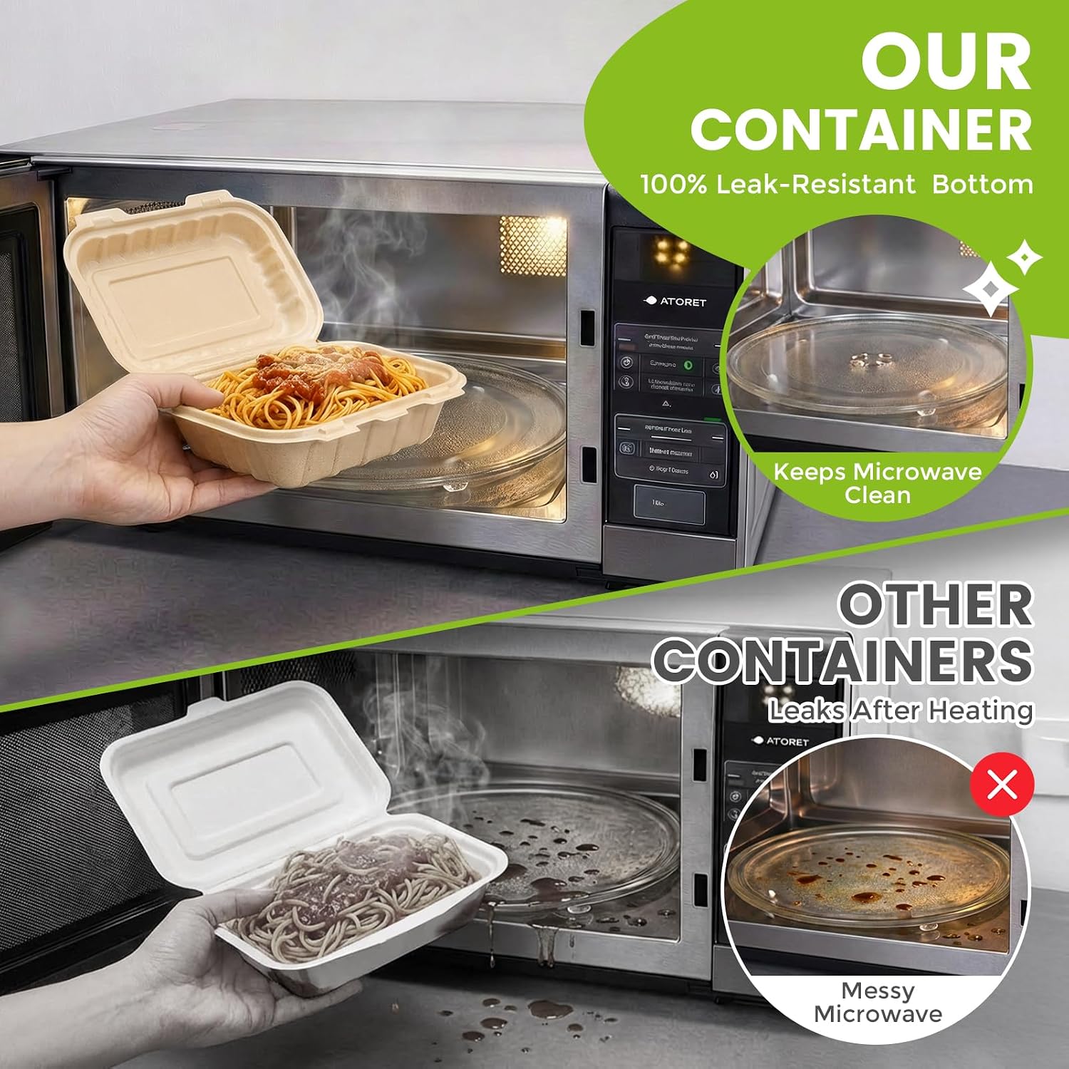 50 Pack 16oz Clamshell Take Ou - Meal Prep Rice review and price