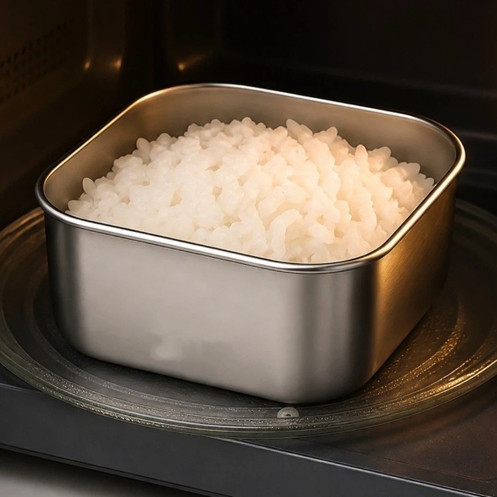 Silicone Lid Stainless Steel F - Meal Prep Rice review and price