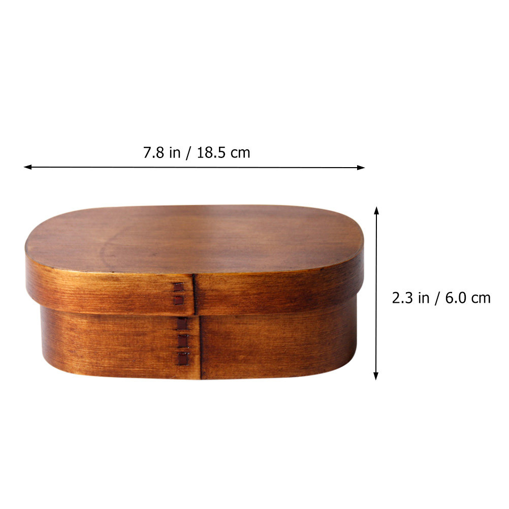 1Pcs Japanese Style Wood Lunch - Meal Prep Japanese Food review and price