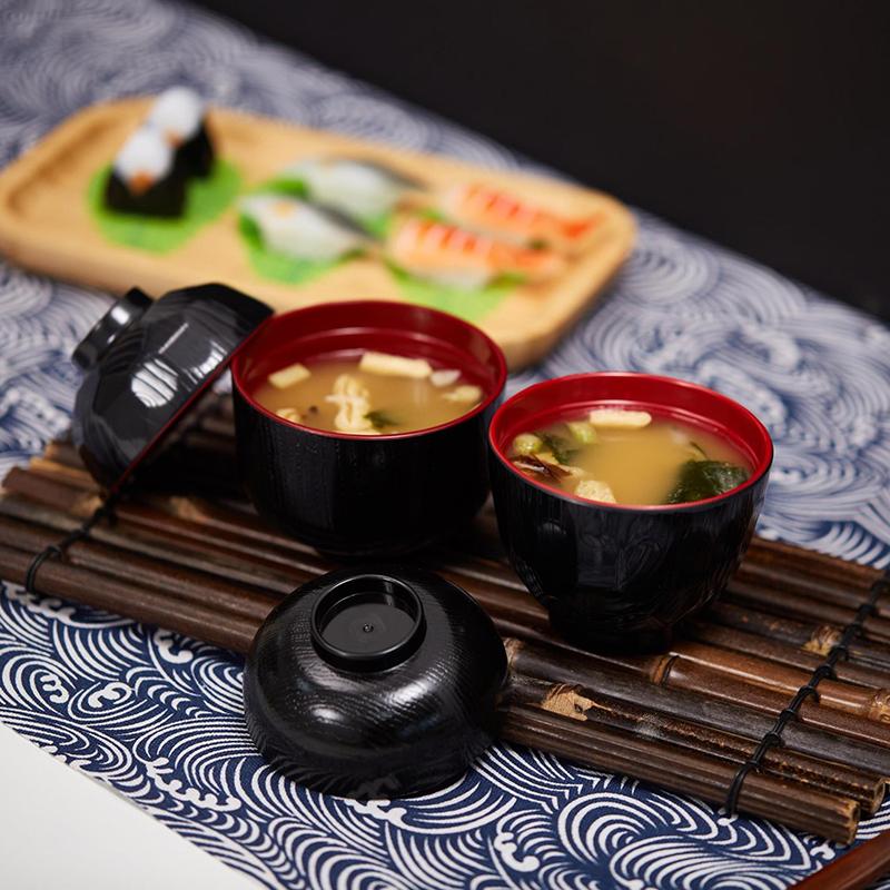 2 Tone Miso Soup Bowl with Lid - Meal Prep Rice review and price