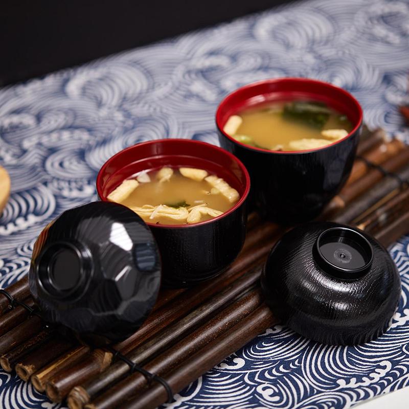 2 Tone Miso Soup Bowl with Lid - Meal Prep Rice review and price
