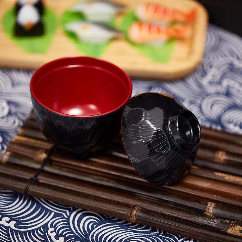 2 Tone Miso Soup Bowl with Lid - Meal Prep Rice review and price
