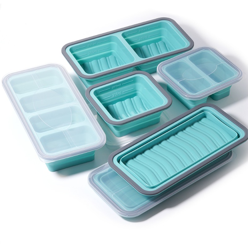 Freezer Tray with Lid 2 pcs Si - Meal Prep Template review and price
