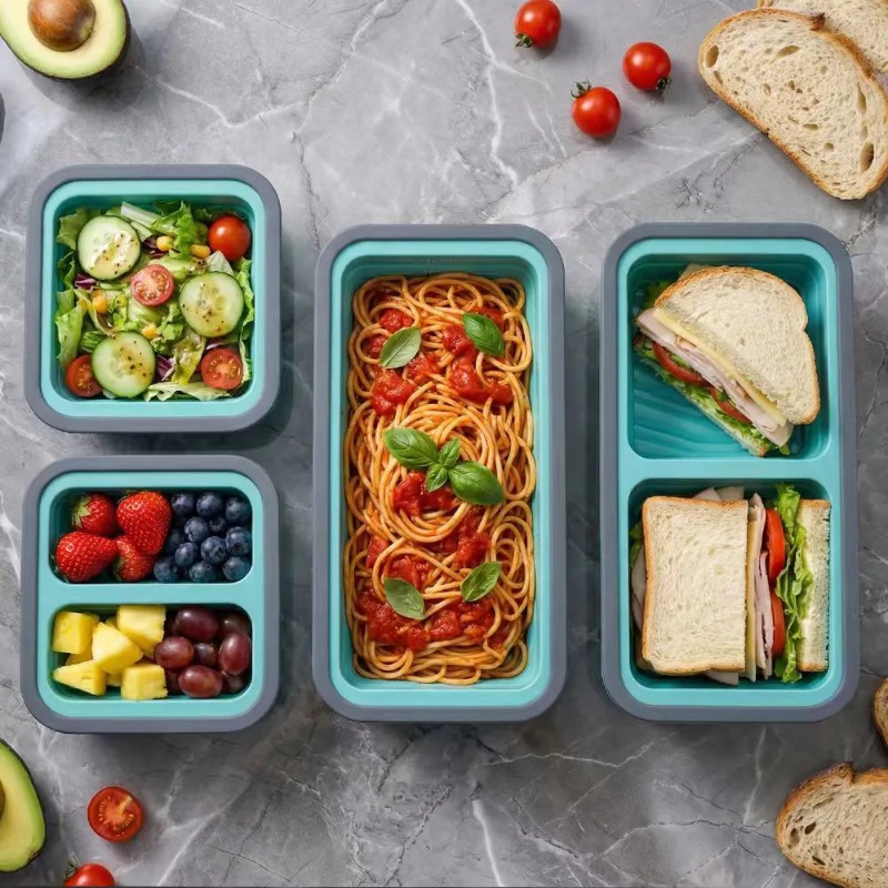 Freezer Tray with Lid 2 pcs Si - Meal Prep Template review and price