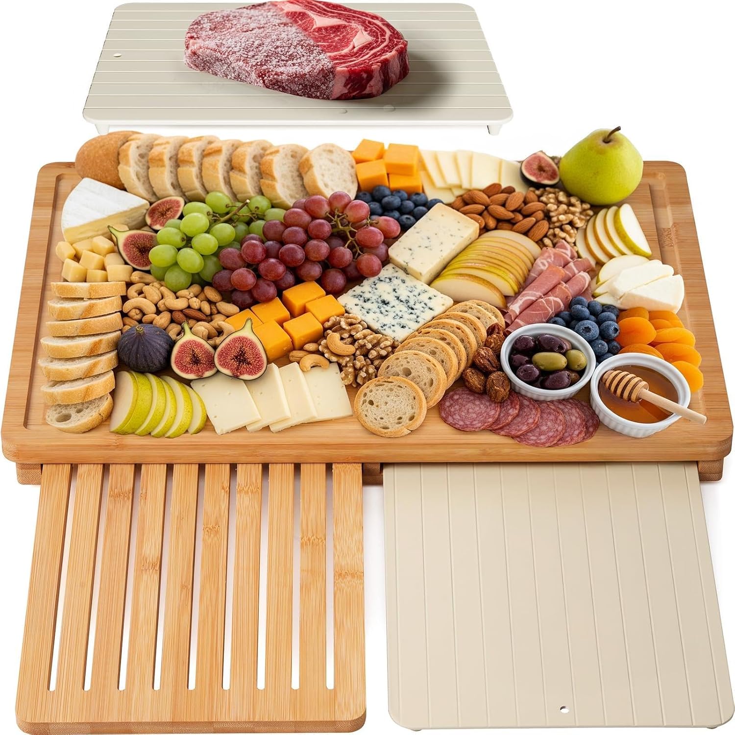Bamboo Cutting Board Set Defro - Meal Prep Juice review and price